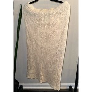 Freshman 1996 Cream Knit Skirt